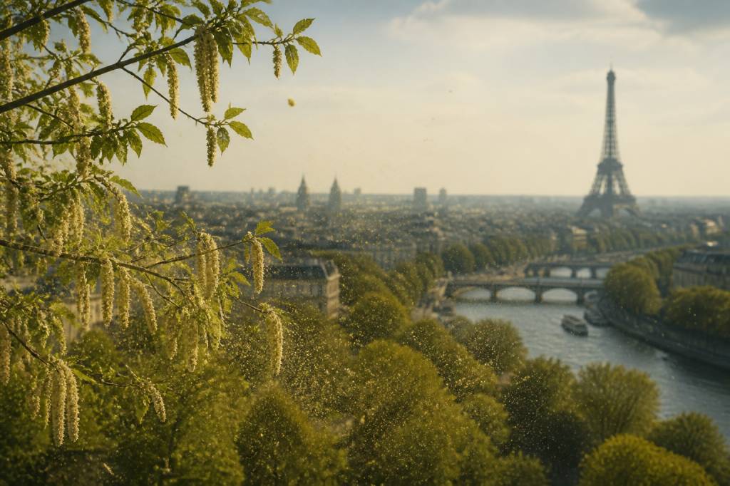 Carte pollen paris : comprendre les niveaux et mieux s’y préparer