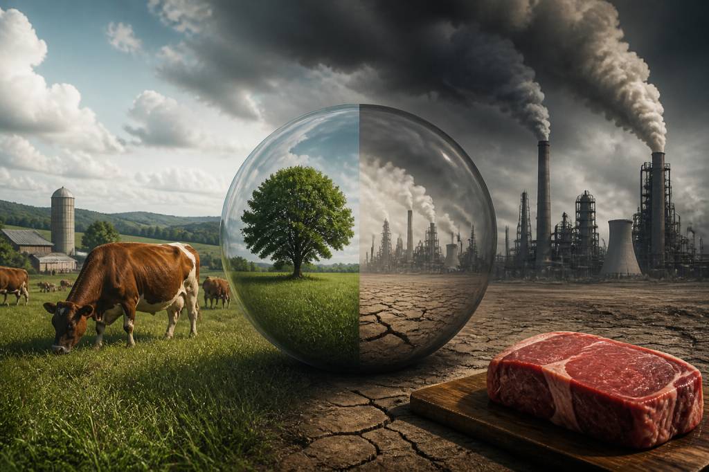 Empreinte carbone viande : comprendre son impact environnemental et agir au quotidien