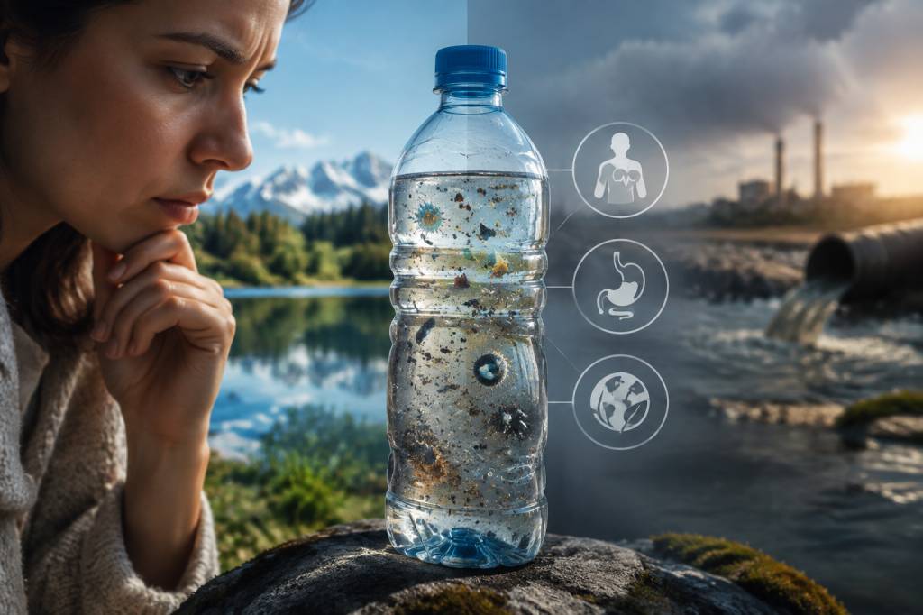 Eaux en bouteille contaminées : quels risques pour la santé et l’environnement ?