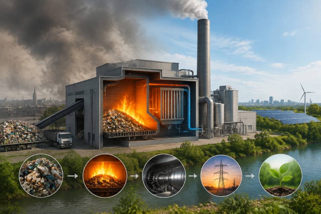 Incinérateur à déchets : fonctionnement, impacts environnementaux et alternatives écologiques