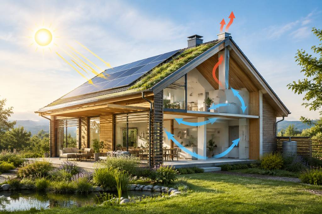 Architecture bioclimatique : concevoir une maison confortable et économe en énergie