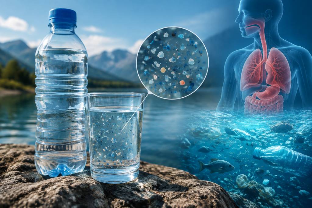 Microplastique dans l’eau en bouteille : quels risques pour la santé et l’environnement ?