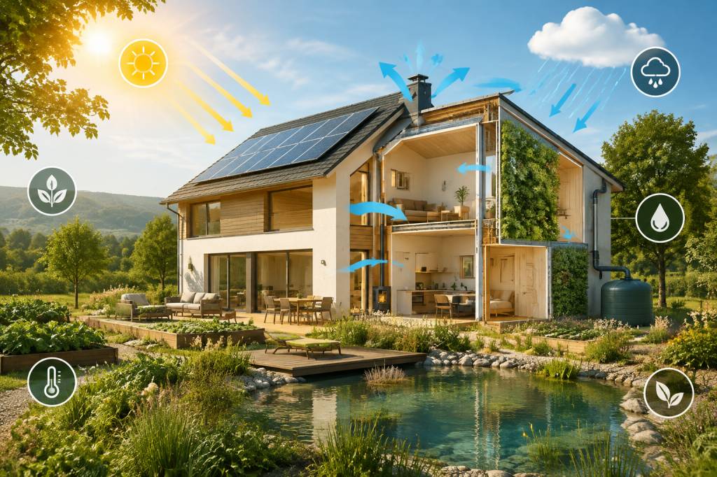 Construction bioclimatique : les principes pour une maison confortable et économe en énergie